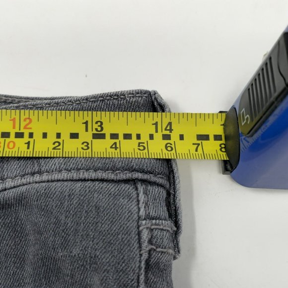 True Religion Abbey Super Skinny in Gray Kewa Cross Tribal Stretch Jeans Size 26 - Picture 9 of 13